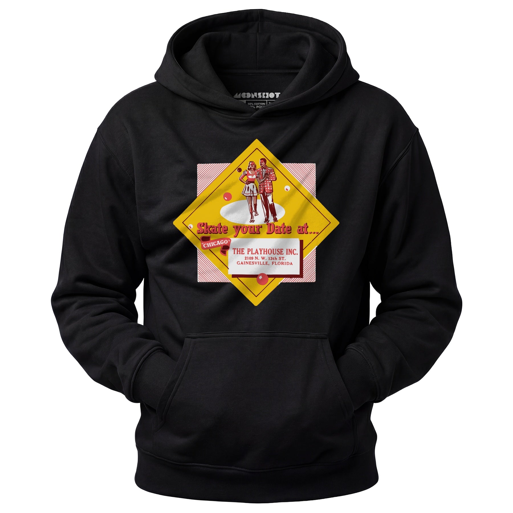 The Playhouse - Gainesville, FL - Vintage Roller Rink - Unisex Hoodie
