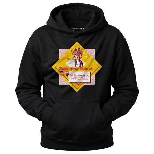 The Playhouse - Gainesville, FL - Vintage Roller Rink - Unisex Hoodie