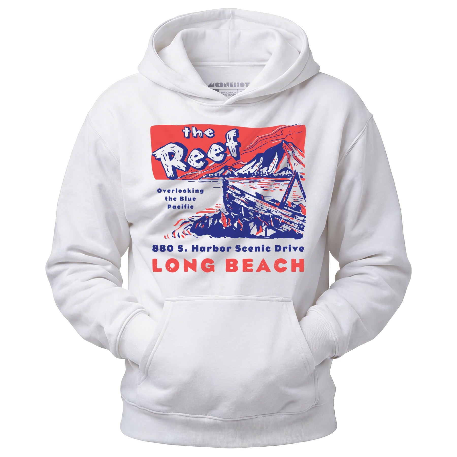 The Reef - Long Beach, CA - Vintage Tiki Bar - Unisex Hoodie