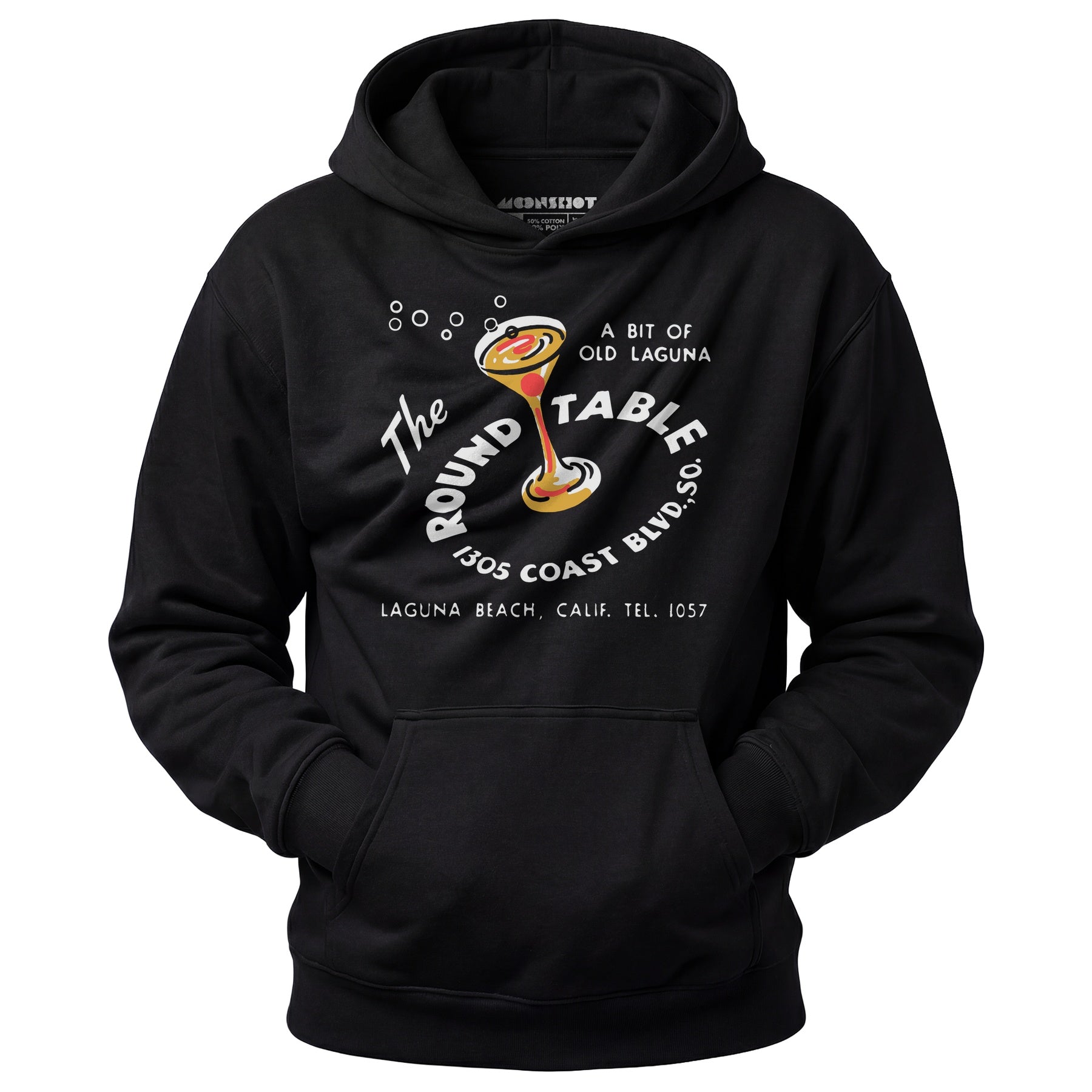 The Round Table - Laguna Beach, CA - Vintage Restaurant - Unisex Hoodie