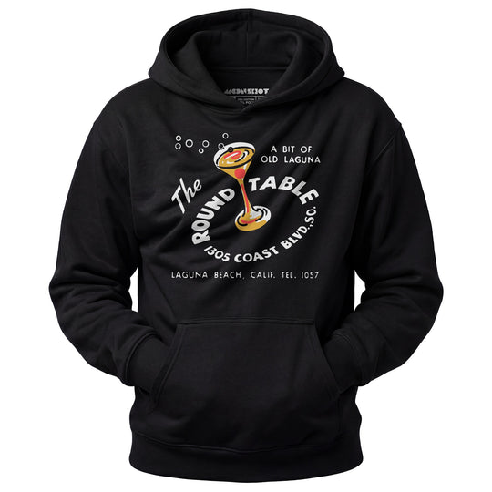 The Round Table - Laguna Beach, CA - Vintage Restaurant - Unisex Hoodie