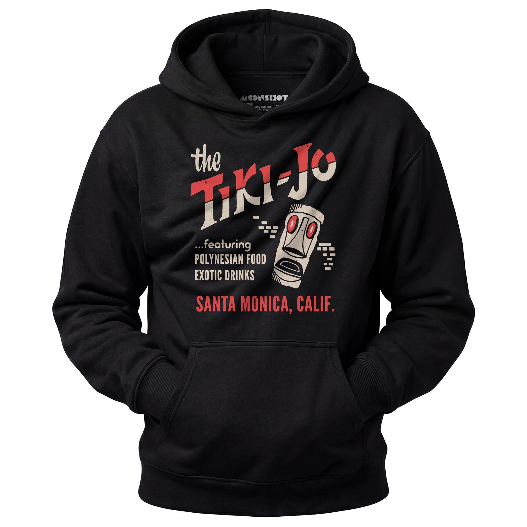 The Tiki-Jo - Santa Monica, CA - Vintage Tiki Bar - Unisex Hoodie
