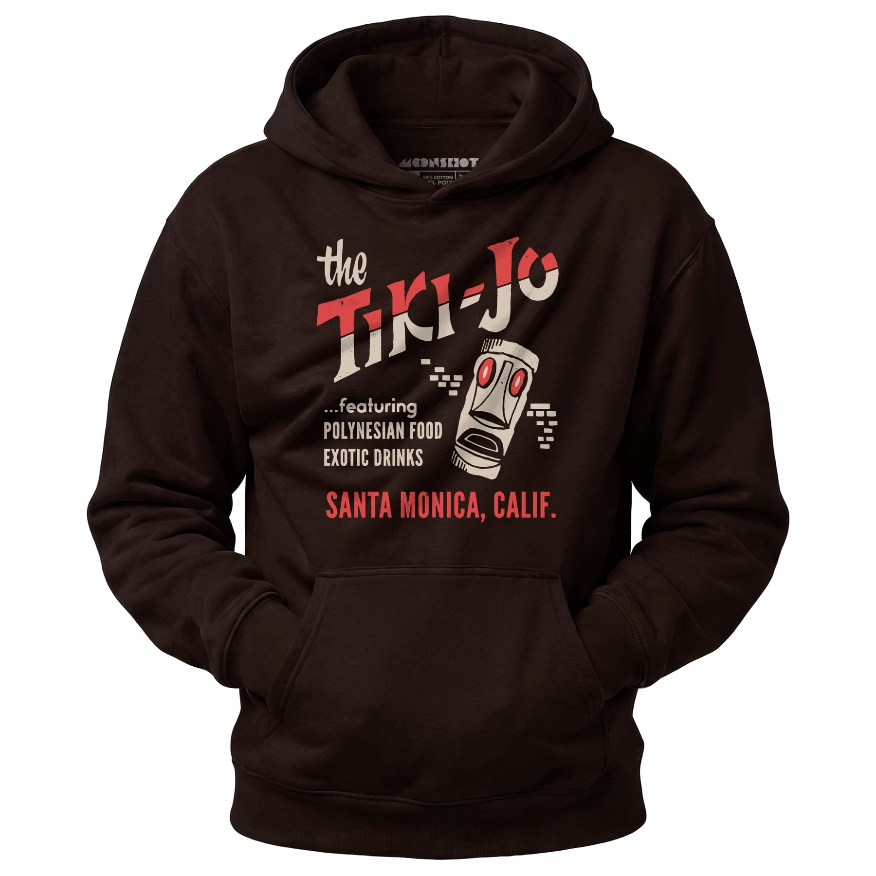 The Tiki-Jo - Santa Monica, CA - Vintage Tiki Bar - Unisex Hoodie