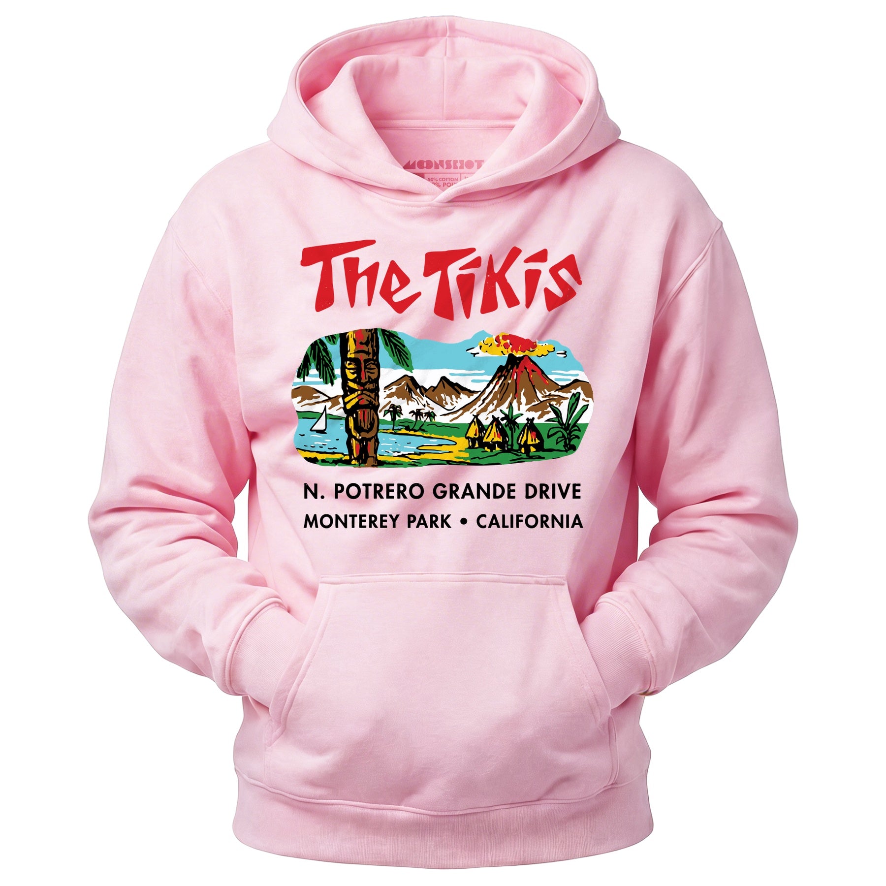 The Tikis - Monterey Park CA - Vintage Tiki Bar - Unisex Hoodie