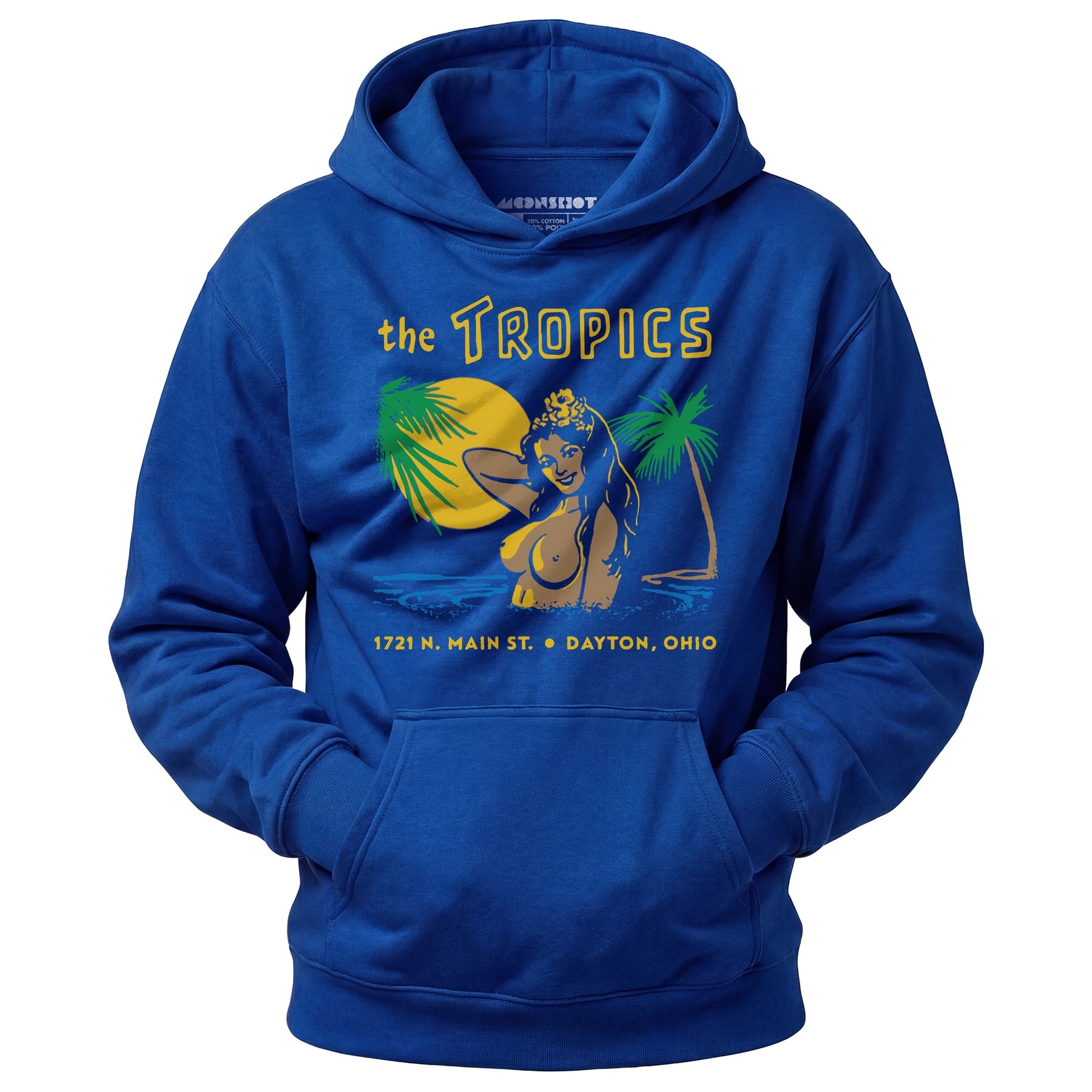 The Tropics - Dayton, OH - Vintage Tiki Bar - Unisex Hoodie
