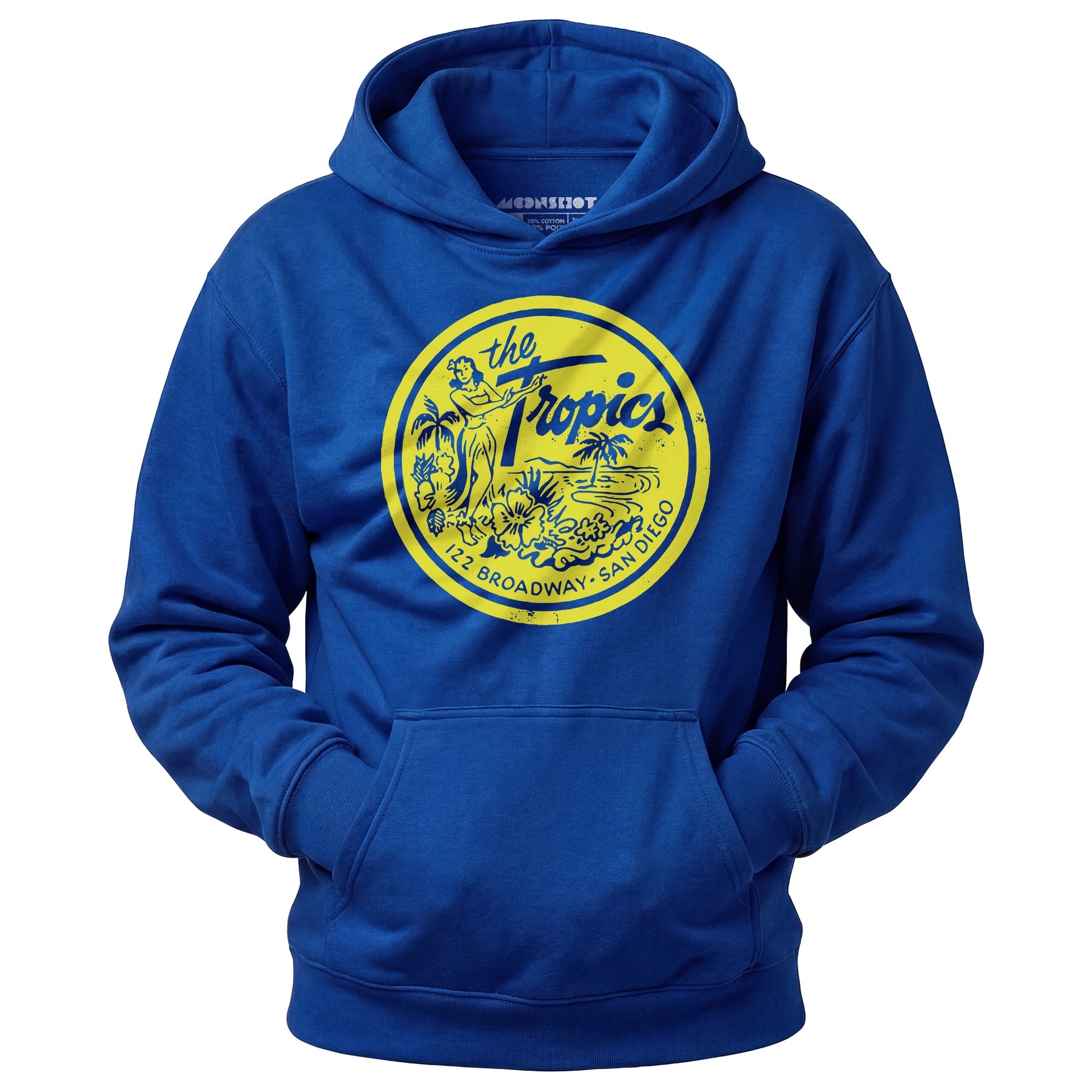 The Tropics - San Diego, CA - Vintage Tiki Bar - Unisex Hoodie