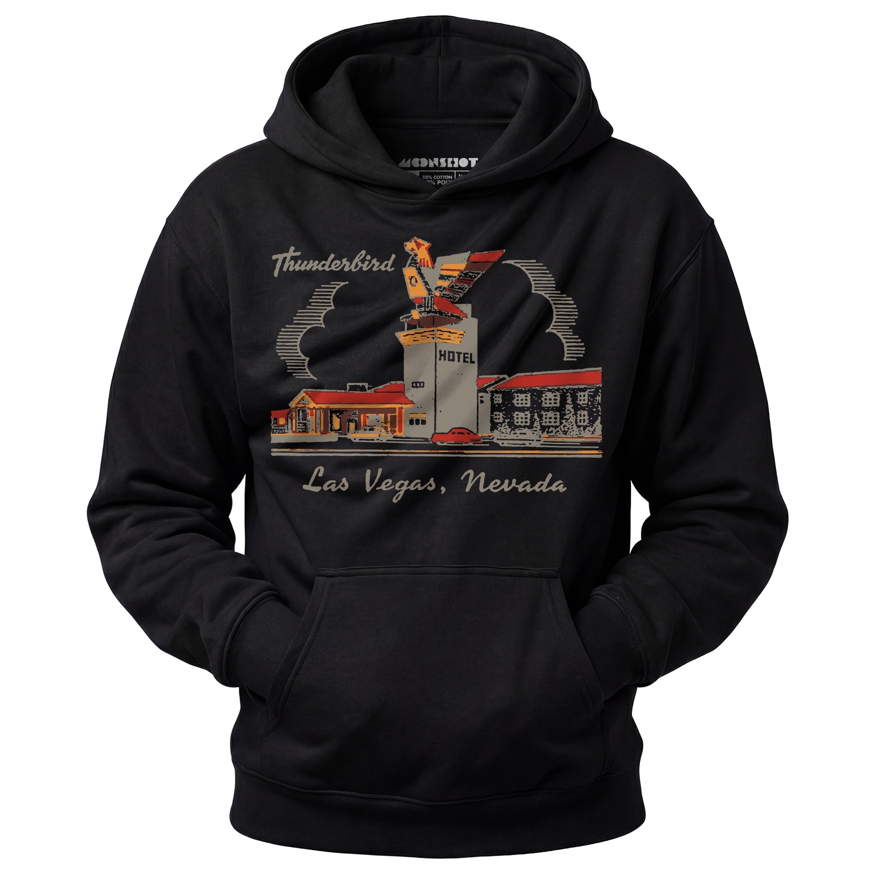 Thunderbird Hotel v2 - Vintage Las Vegas - Unisex Hoodie