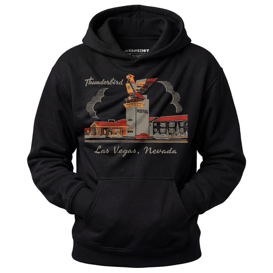 Thunderbird Hotel v2 - Vintage Las Vegas - Unisex Hoodie
