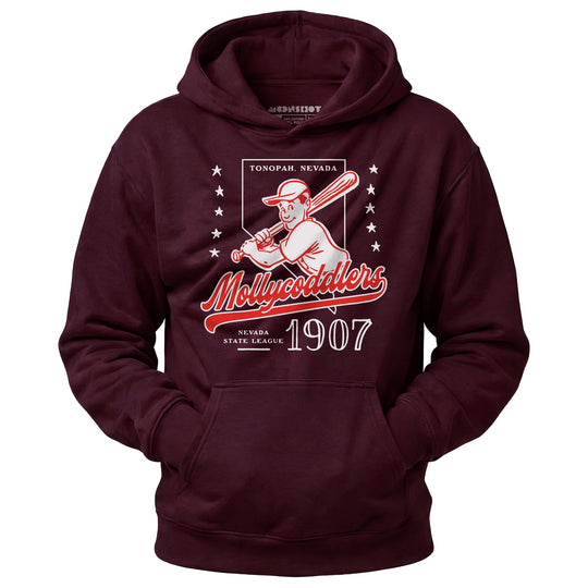 Tonopah Mollycoddlers - Nevada - Vintage Defunct Baseball Teams - Unisex Hoodie