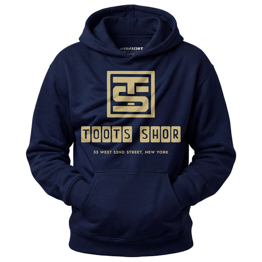Toots Shor Logo - Manhattan, NY - Vintage Restaurant - Unisex Hoodie