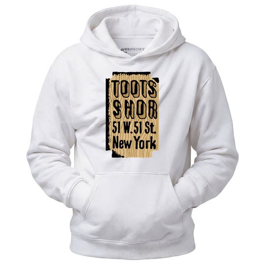 Toots Shor Sign - Manhattan, NY - Vintage Restaurant - Unisex Hoodie