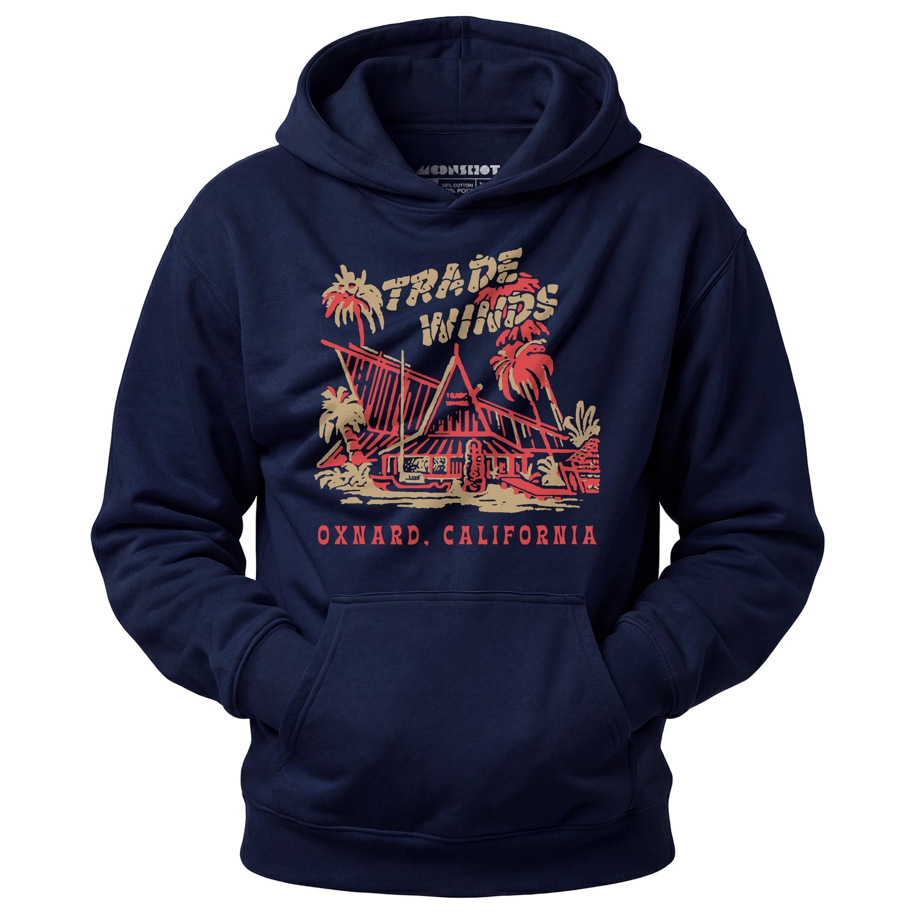 Trade Winds - Oxnard, CA - Vintage Tiki Bar - Unisex Hoodie