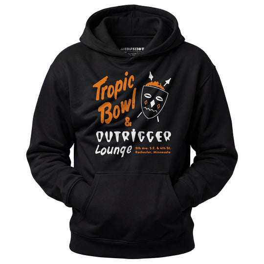 Tropic Bowl - Rochester, MN - Vintage Bowling Alley - Unisex Hoodie