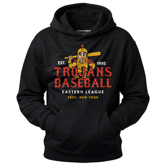 Troy Trojans - New York - Vintage Defunct Baseball Teams - Unisex Hoodie