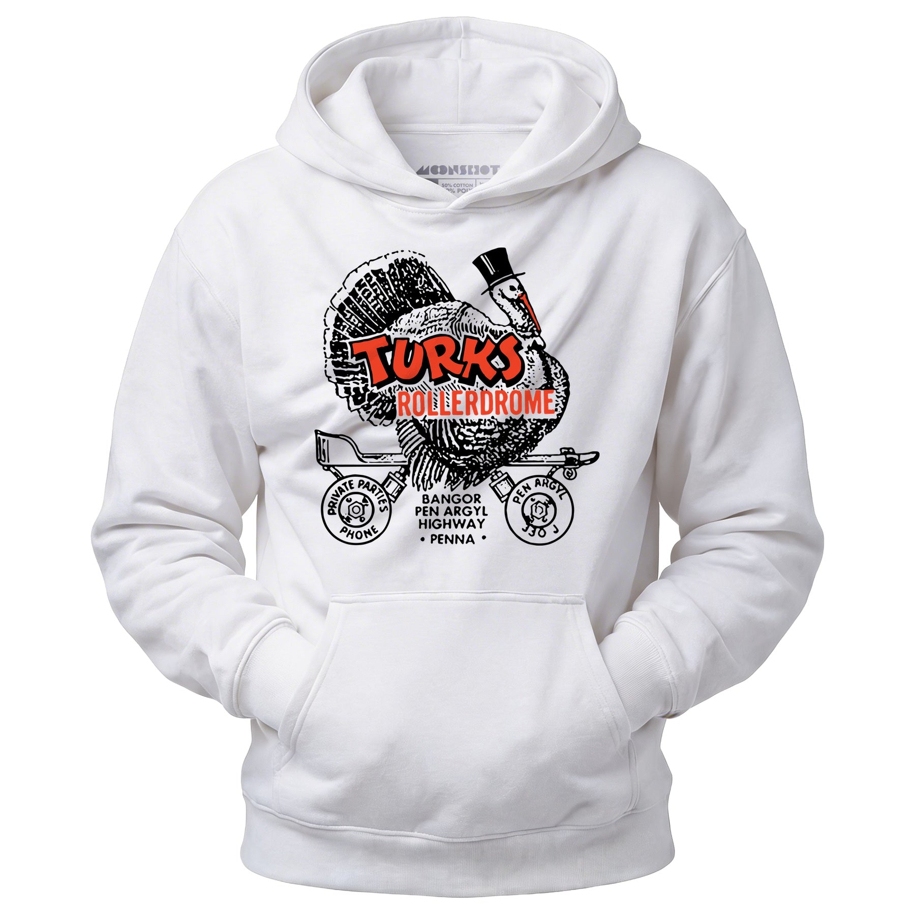 Turks Rollerdrome - Pen Argyl, PA - Vintage Roller Rink - Unisex Hoodie