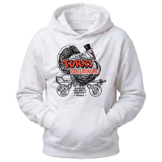 Turks Rollerdrome - Pen Argyl, PA - Vintage Roller Rink - Unisex Hoodie
