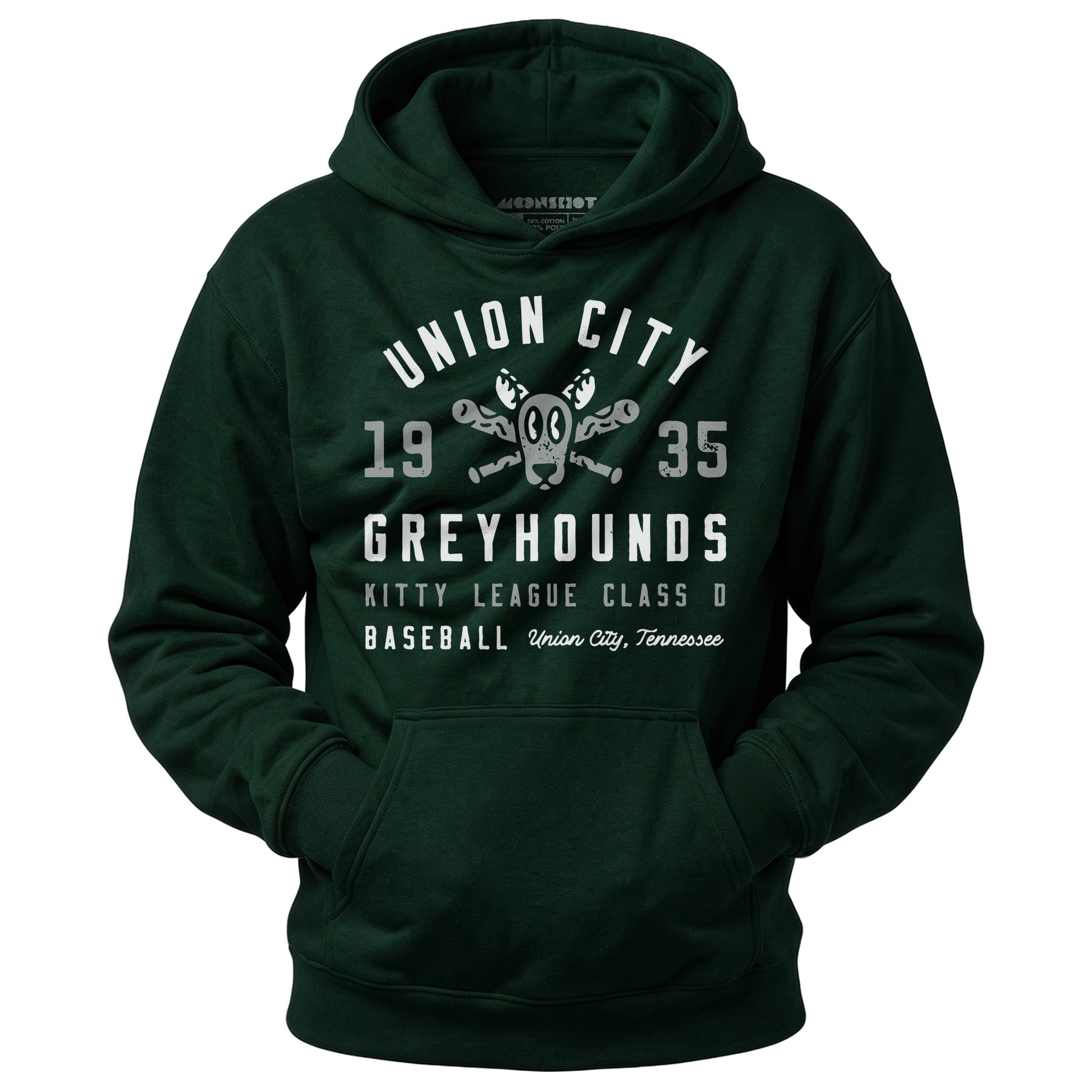 Union City Greyhounds - Tennessee - Vintage Defunct Baseball Teams - Unisex Hoodie