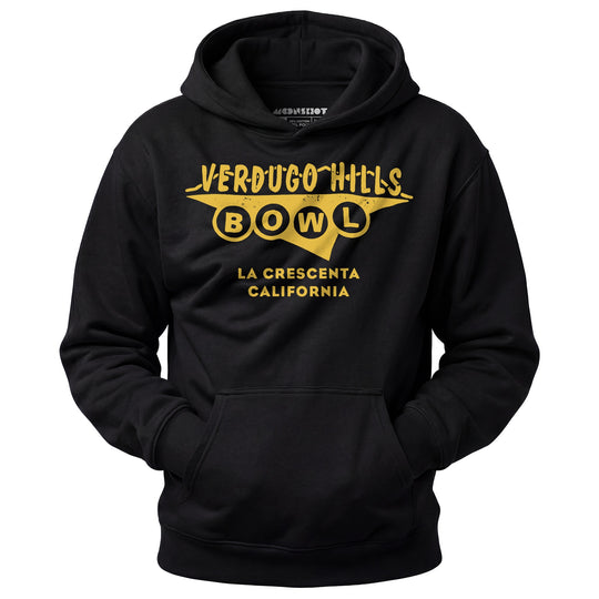 Verdugo Hills - La Crescenta, CA - Vintage Bowling Alley - Unisex Hoodie