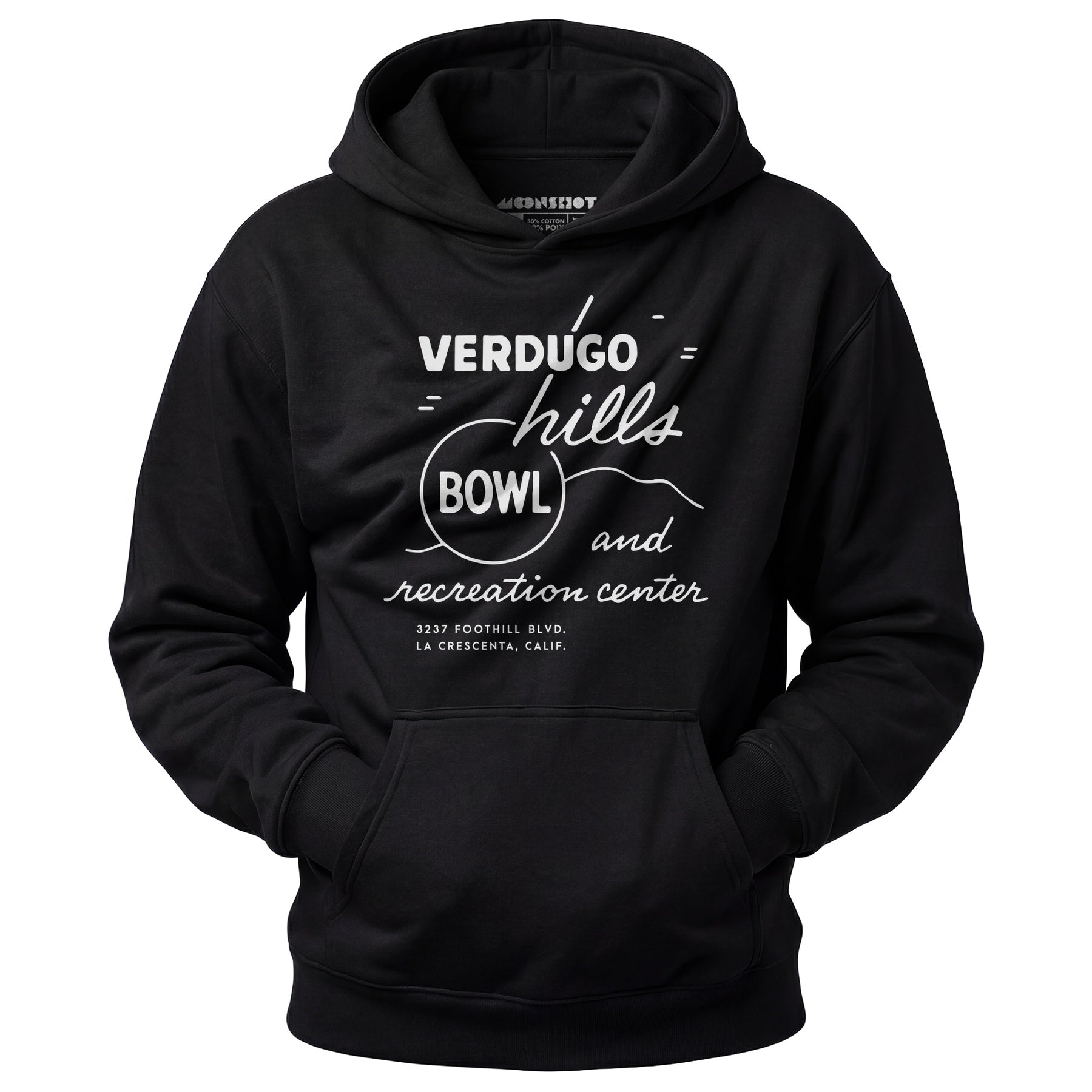 Verdugo Hills v2 - La Crescenta, CA - Vintage Bowling Alley - Unisex Hoodie