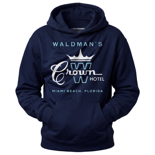 Waldman's Crown Hotel - Miami, FL - Vintage Hotel - Unisex Hoodie