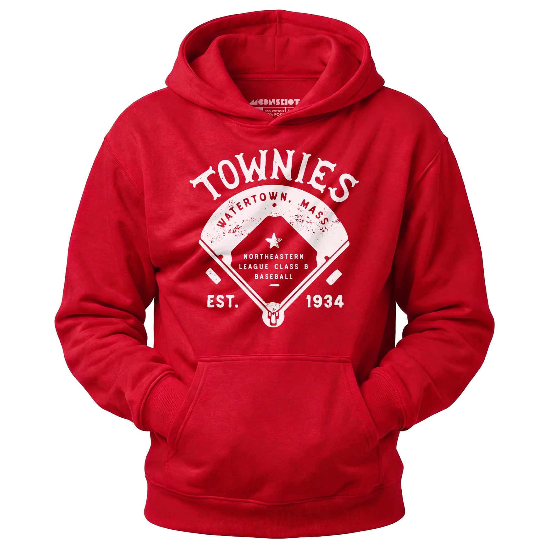 Watertown Townies - Massachusetts - Vintage Defunct Baseball Teams - Unisex Hoodie