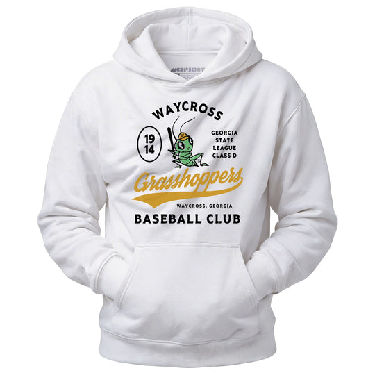 Waycross Grasshoppers - Georgia - Vintage Defunct Baseball Teams - Unisex Hoodie
