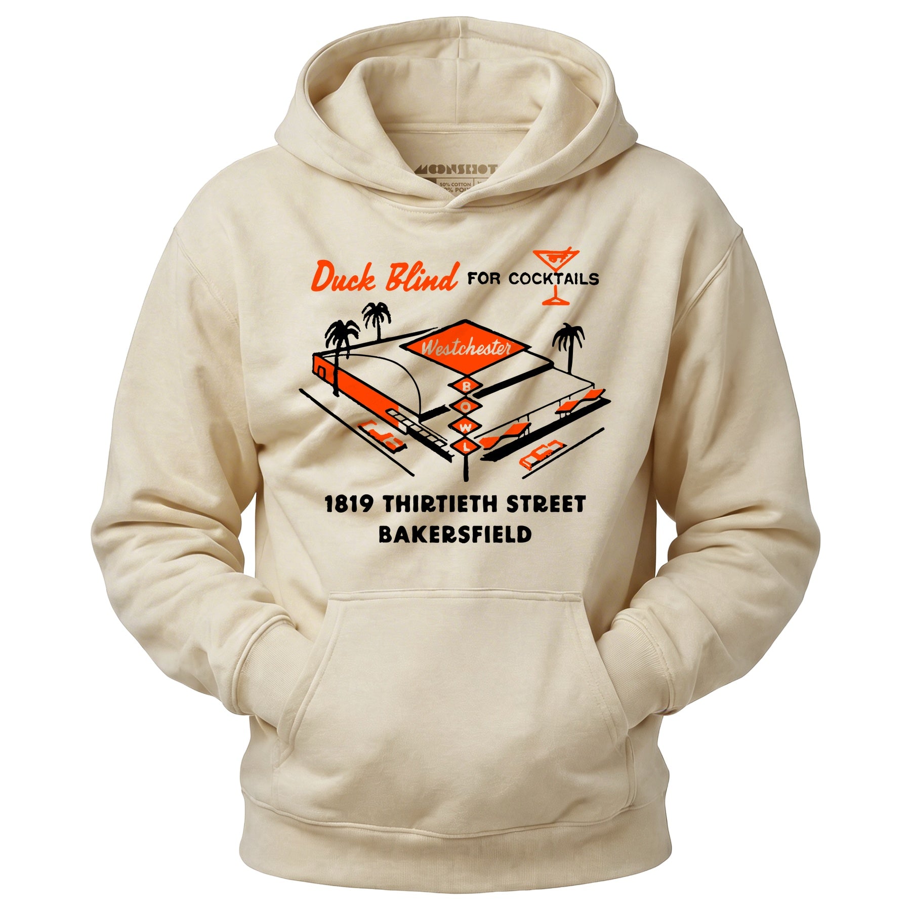 Westchester Bowl v2 - Bakersfield, CA - Vintage Bowling Alley - Unisex Hoodie
