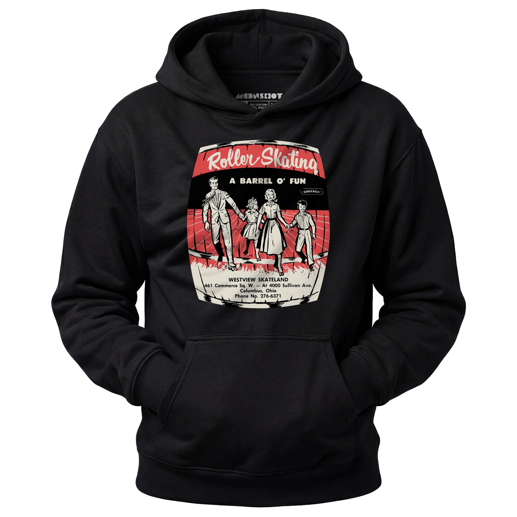 Westview Skateland - Columbus, OH - Vintage Roller Rink - Unisex Hoodie