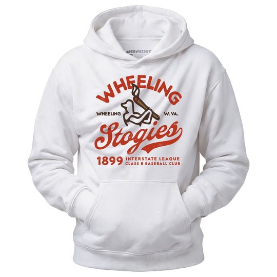 Wheeling Stogies - West Virginia - Vintage Defunct Baseball Teams - Unisex Hoodie