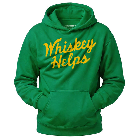 Whiskey Helps - Unisex Hoodie