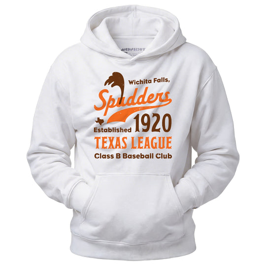 Wichita Falls Spudders - Texas - Vintage Defunct Baseball Teams - Unisex Hoodie