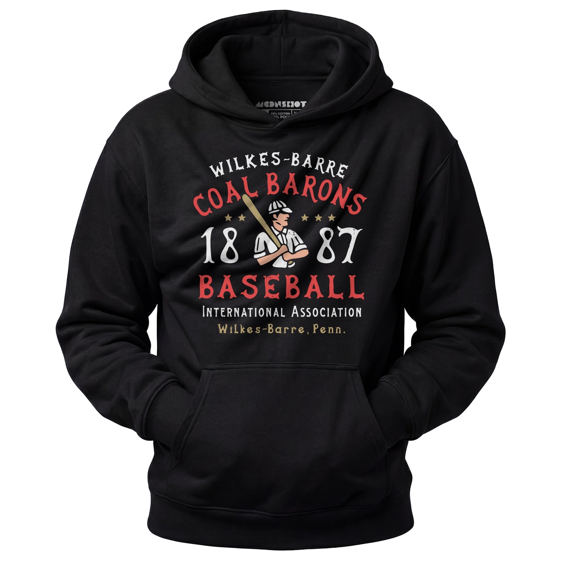 Wilkes-Barre Coal Barons - Pennsylvania - Vintage Defunct Baseball Teams - Unisex Hoodie