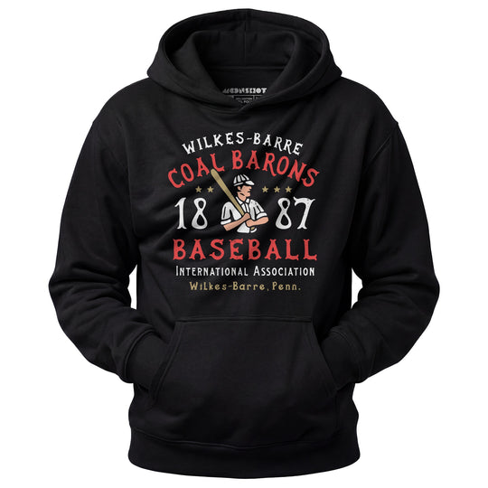 Wilkes-Barre Coal Barons - Pennsylvania - Vintage Defunct Baseball Teams - Unisex Hoodie