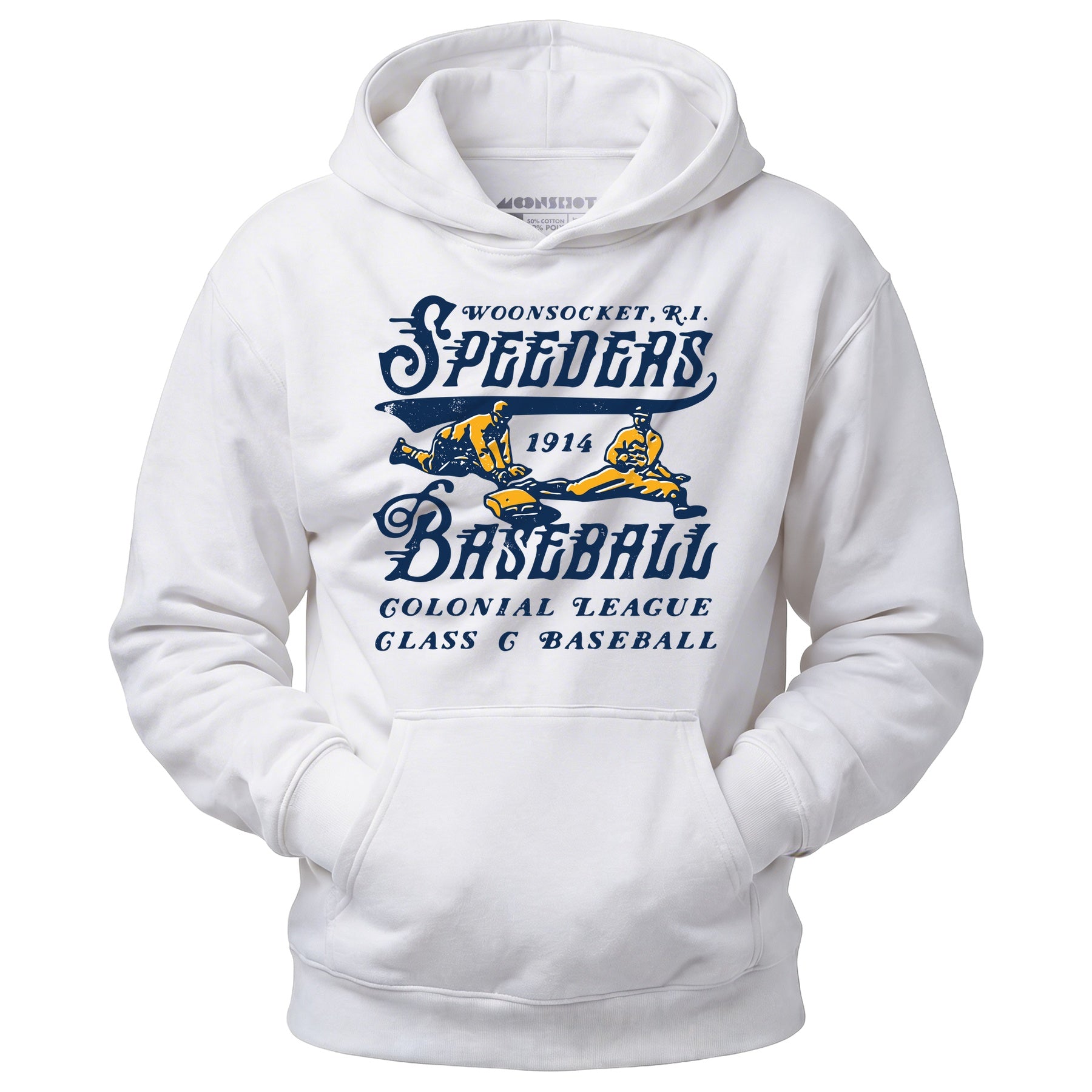 Woonsocket Speeders - Rhode Island - Vintage Defunct Baseball Teams - Unisex Hoodie