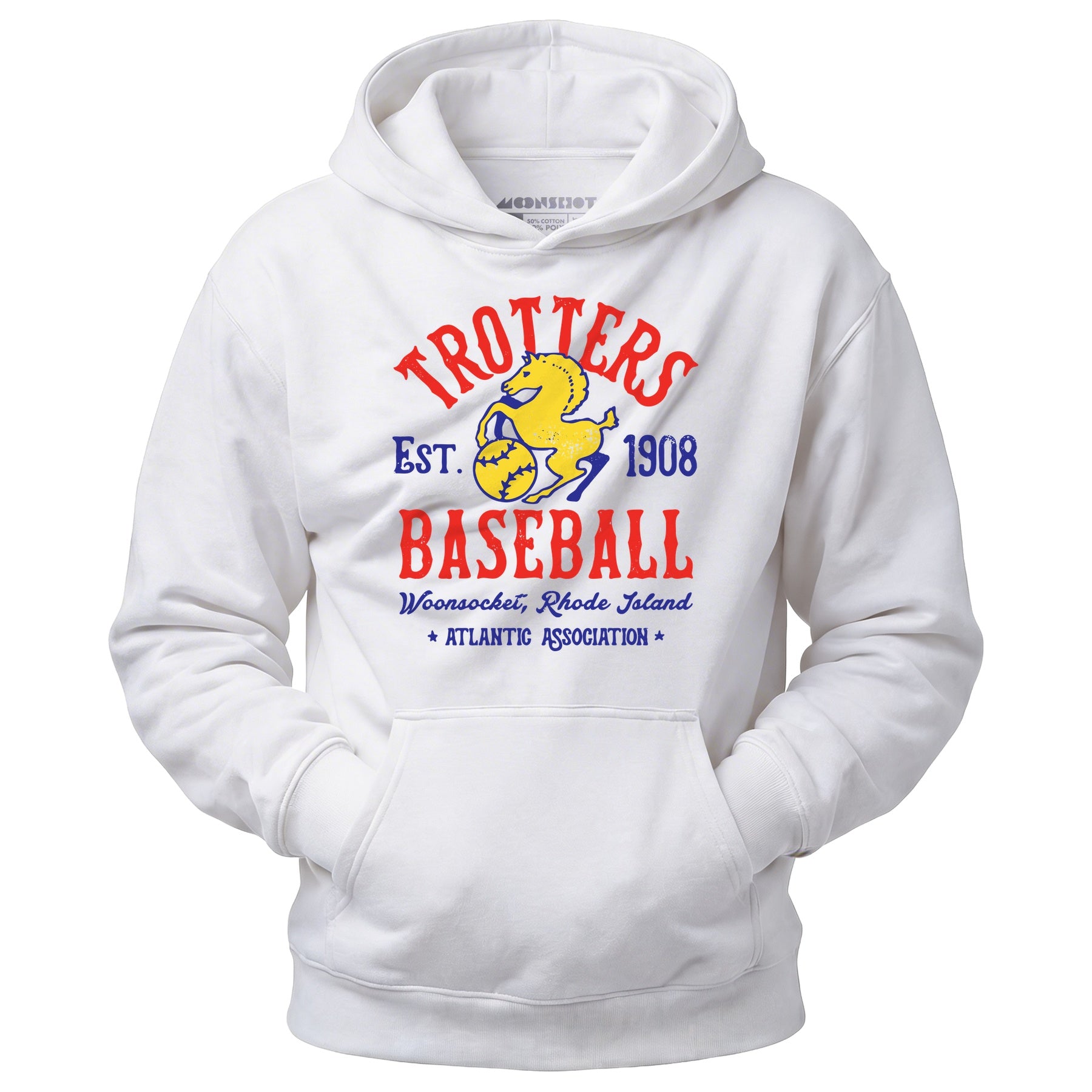 Woonsocket Trotters - Rhode Island - Vintage Defunct Baseball Teams - Unisex Hoodie