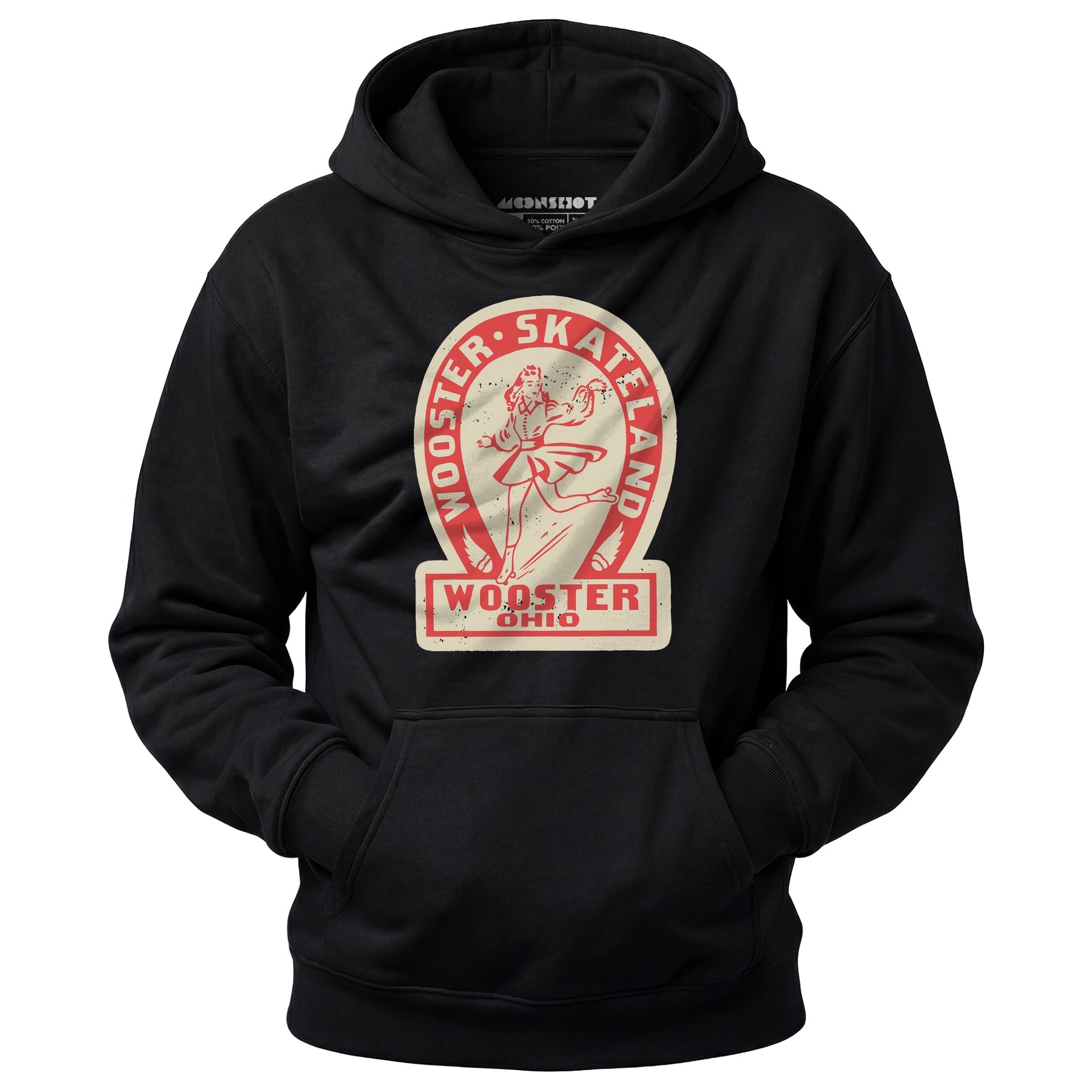 Wooster Skateland - Wooster, OH - Vintage Roller Rink - Unisex Hoodie