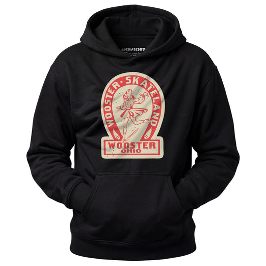 Wooster Skateland - Wooster, OH - Vintage Roller Rink - Unisex Hoodie