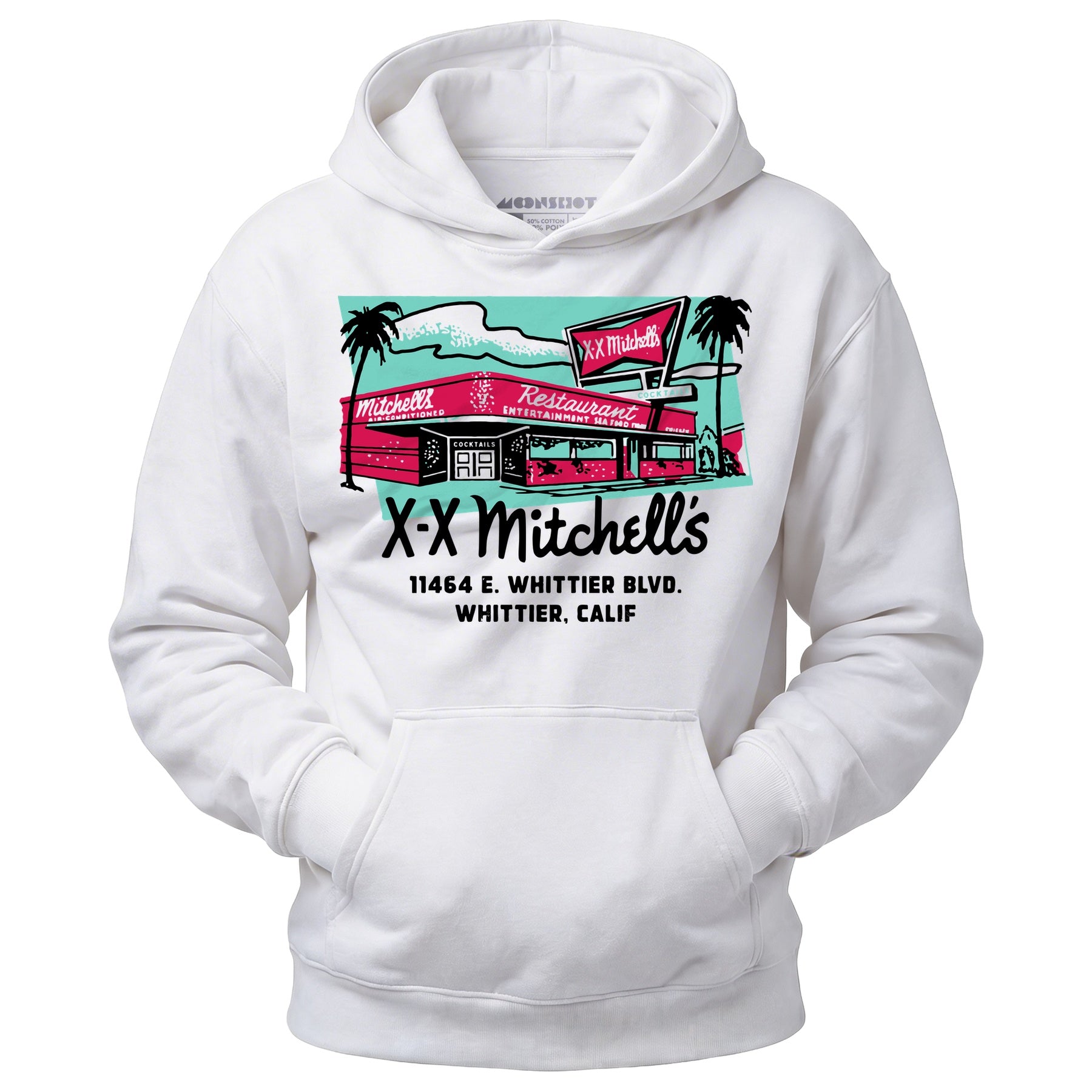 X-X Mitchell's - Whittier, CA - Vintage Restaurant - Unisex Hoodie