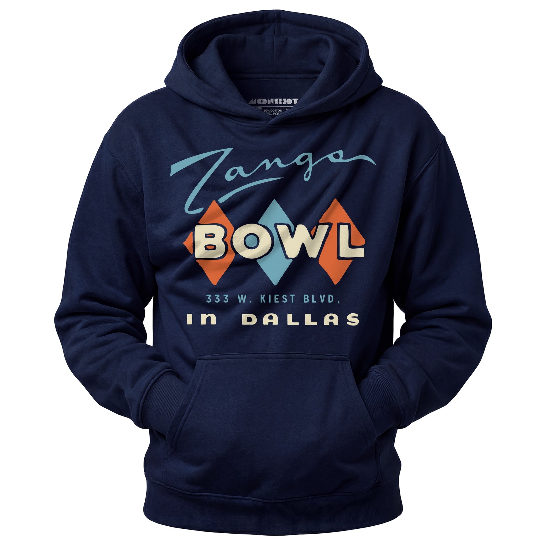 Zangs Bowl - Dallas, TX - Vintage Bowling Alley - Unisex Hoodie