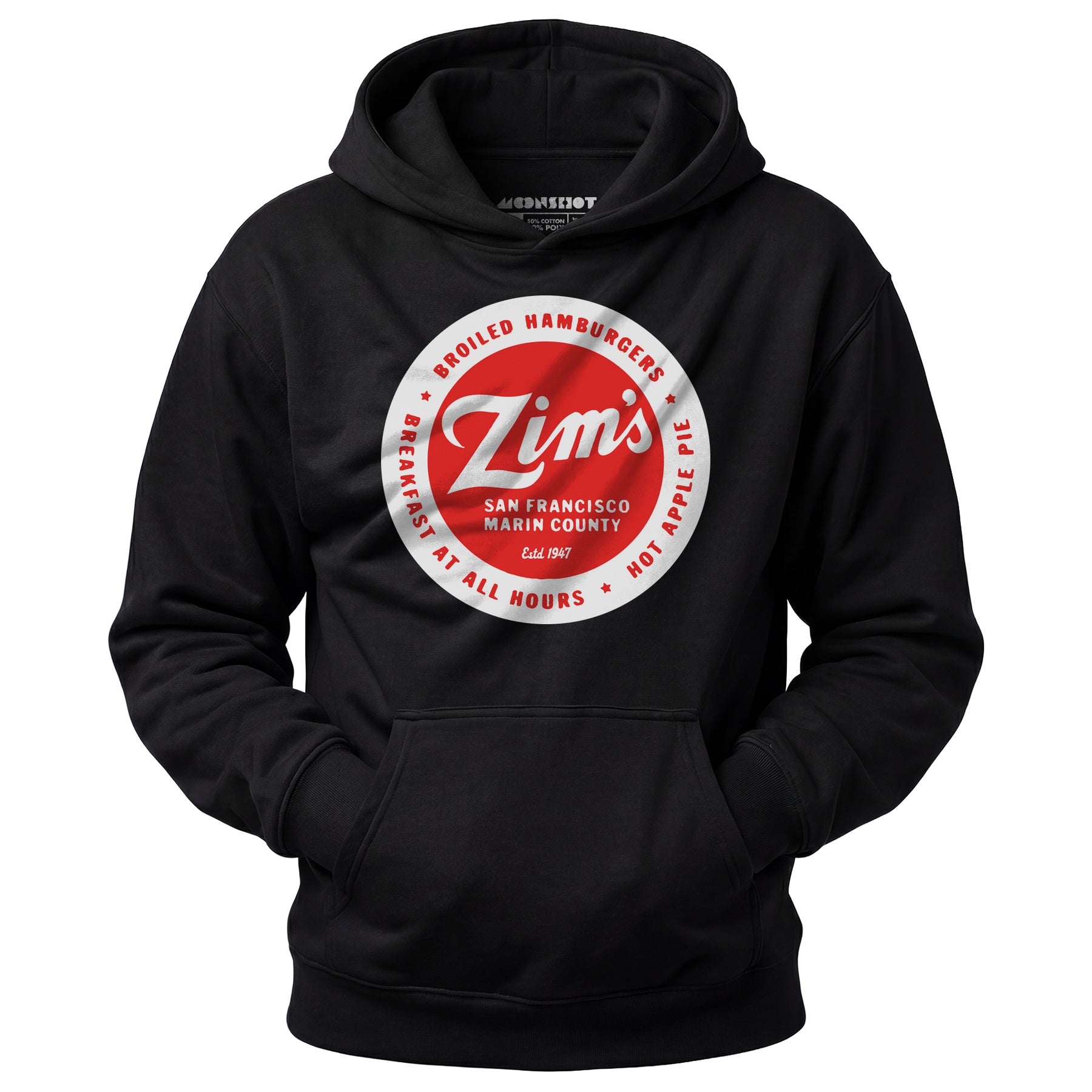 Zim's Hamburgers - San Francisco, CA - Vintage Restaurant - Unisex Hoodie