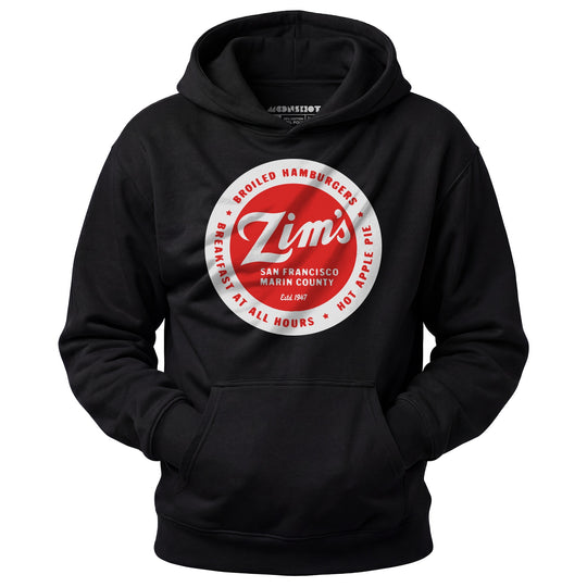 Zim's Hamburgers - San Francisco, CA - Vintage Restaurant - Unisex Hoodie