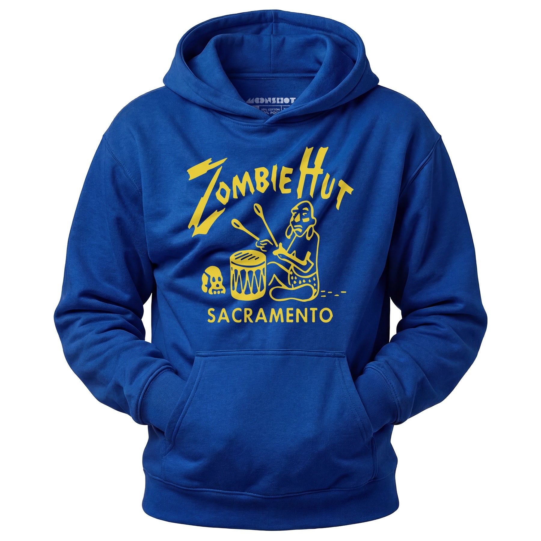 Zombie Hut - Sacramento, CA - Vintage Tiki Bar - Unisex Hoodie
