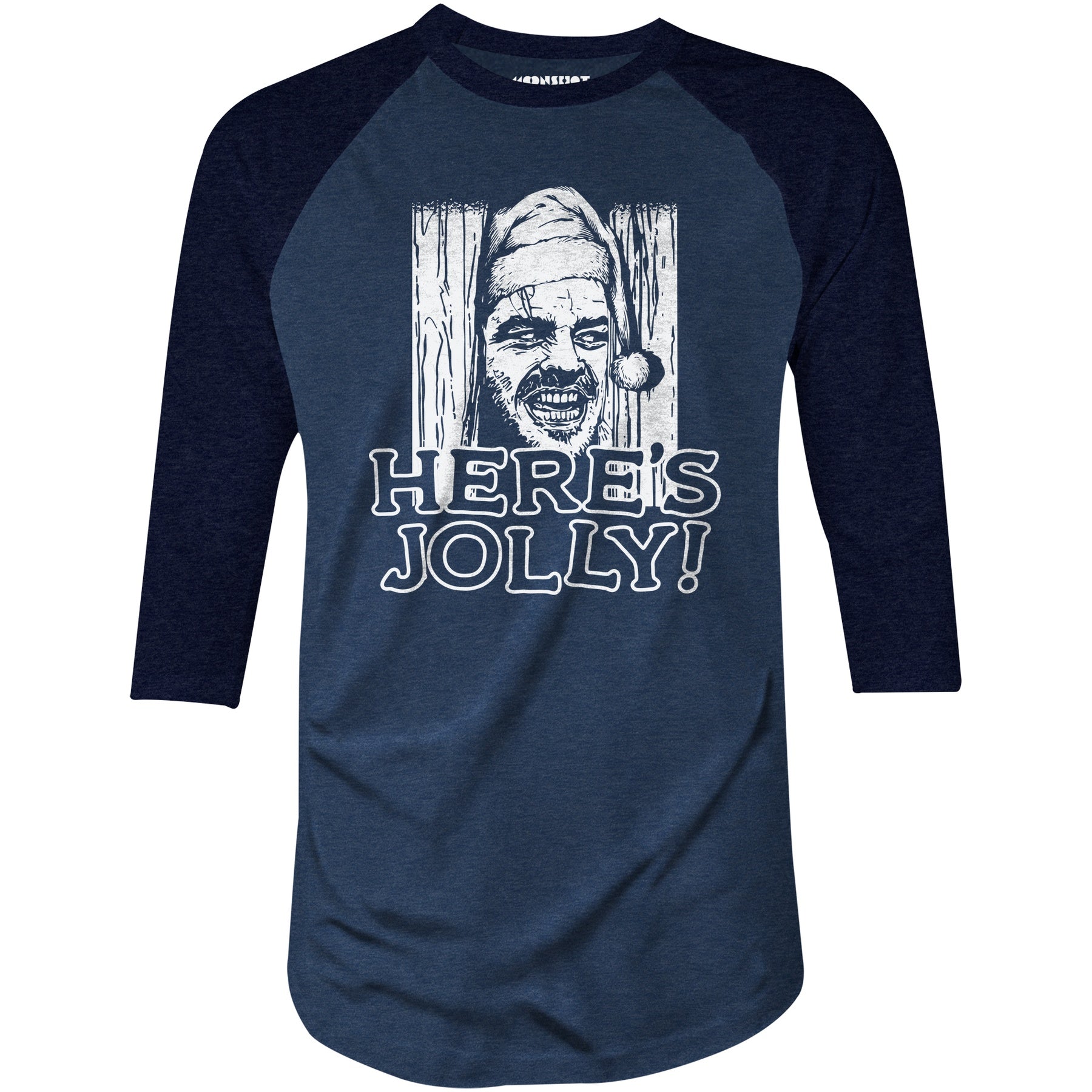 Here's Jolly - 3/4 Sleeve Raglan T-Shirt