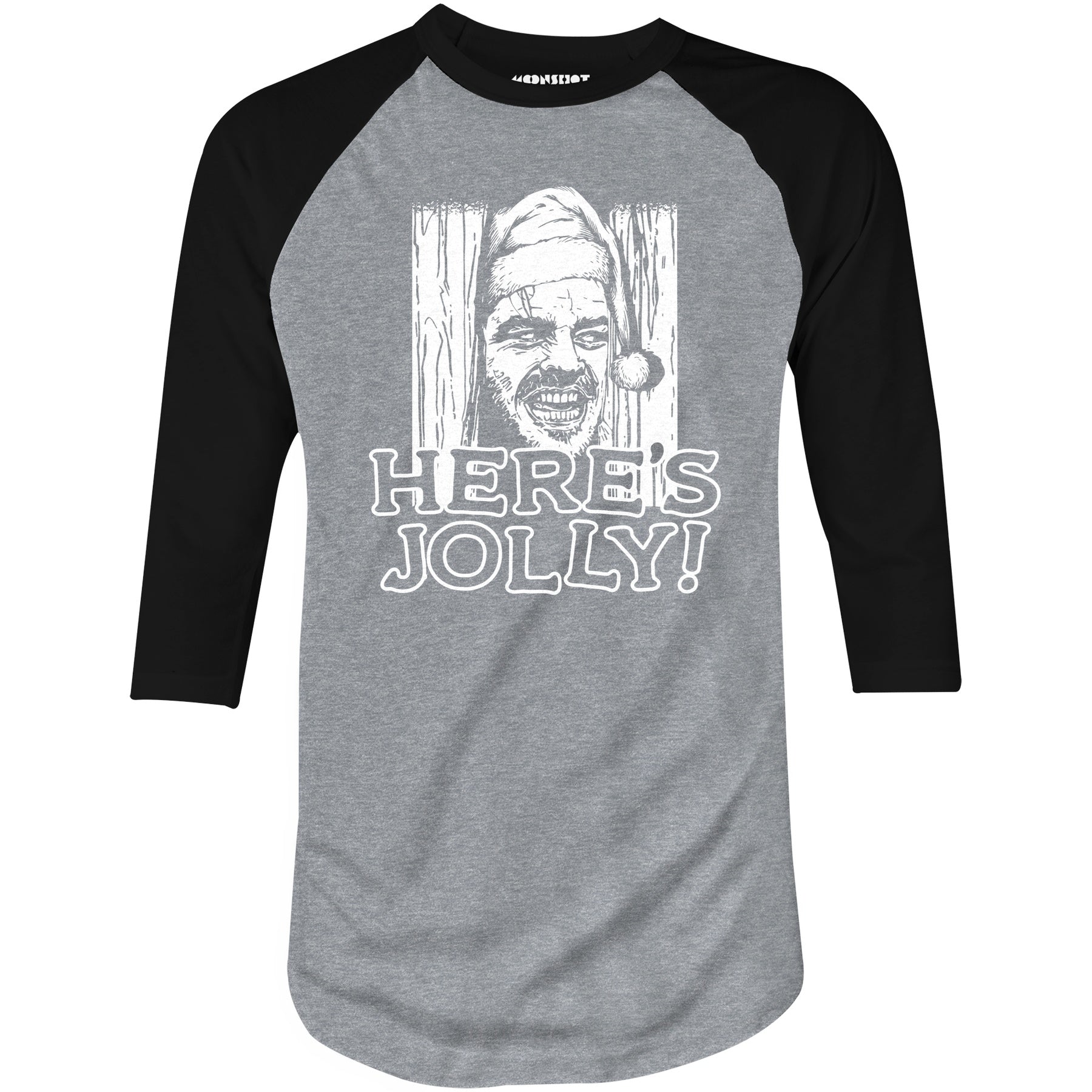Here's Jolly - 3/4 Sleeve Raglan T-Shirt