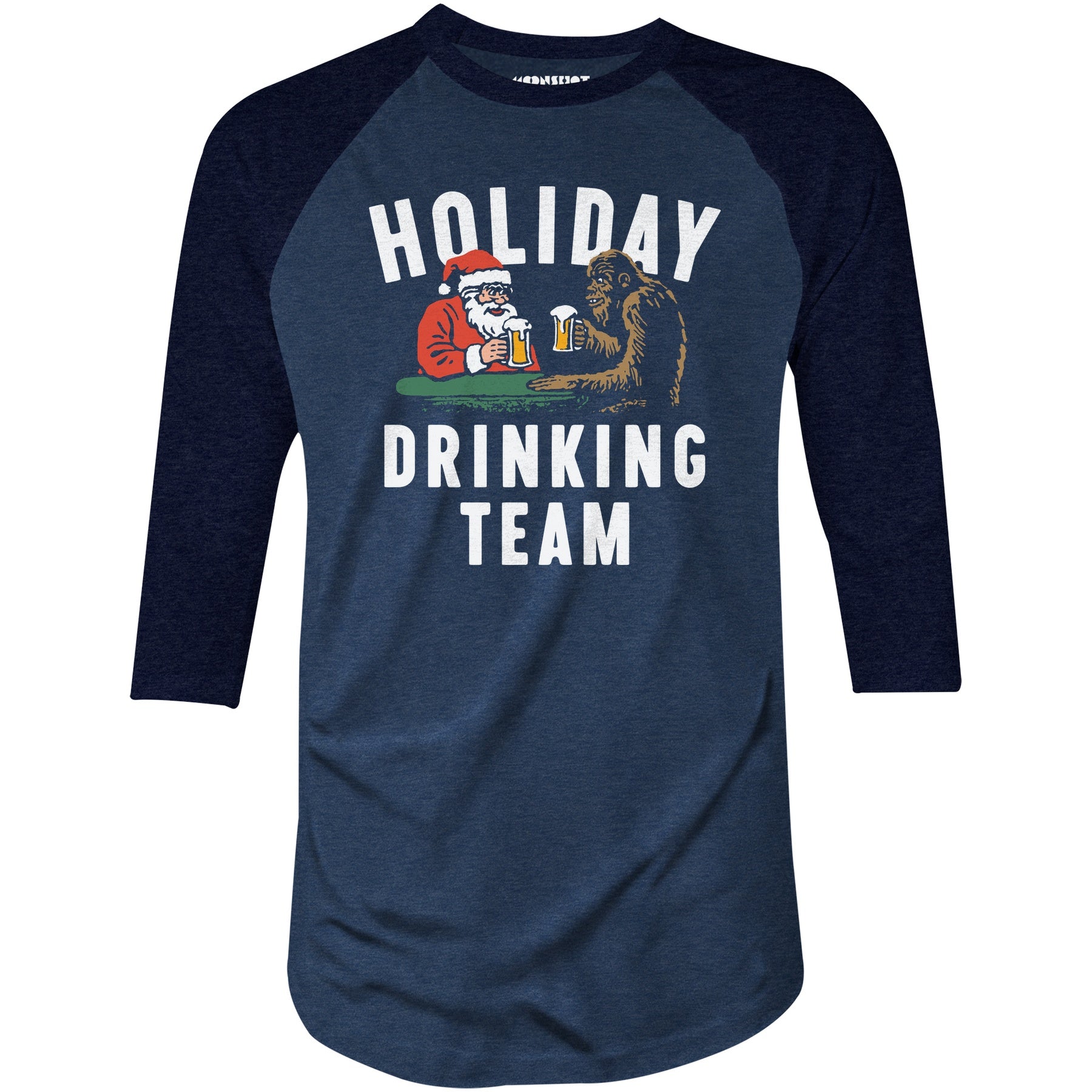 Holiday Drinking Team - 3/4 Sleeve Raglan T-Shirt