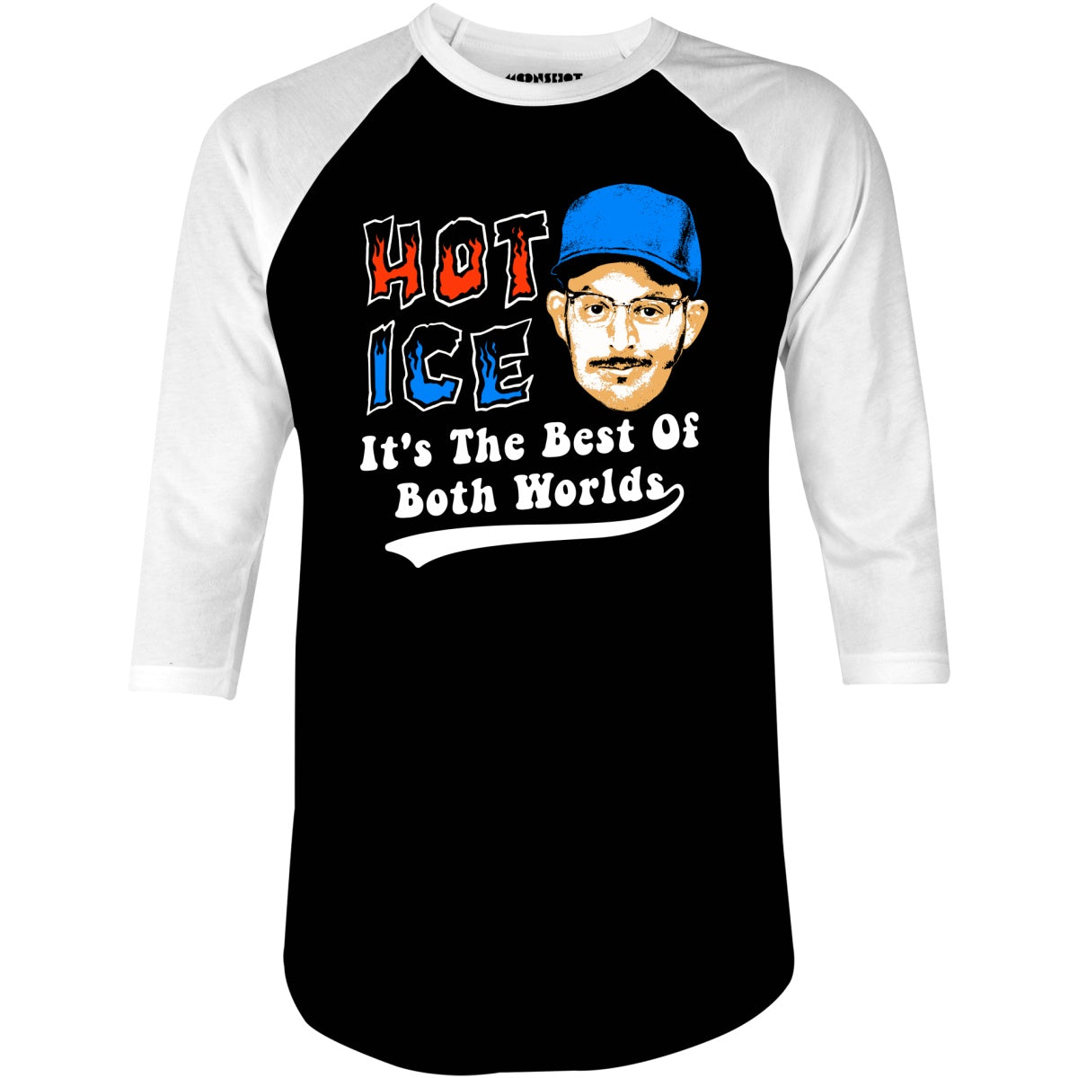Hot Ice - 3/4 Sleeve Raglan T-Shirt