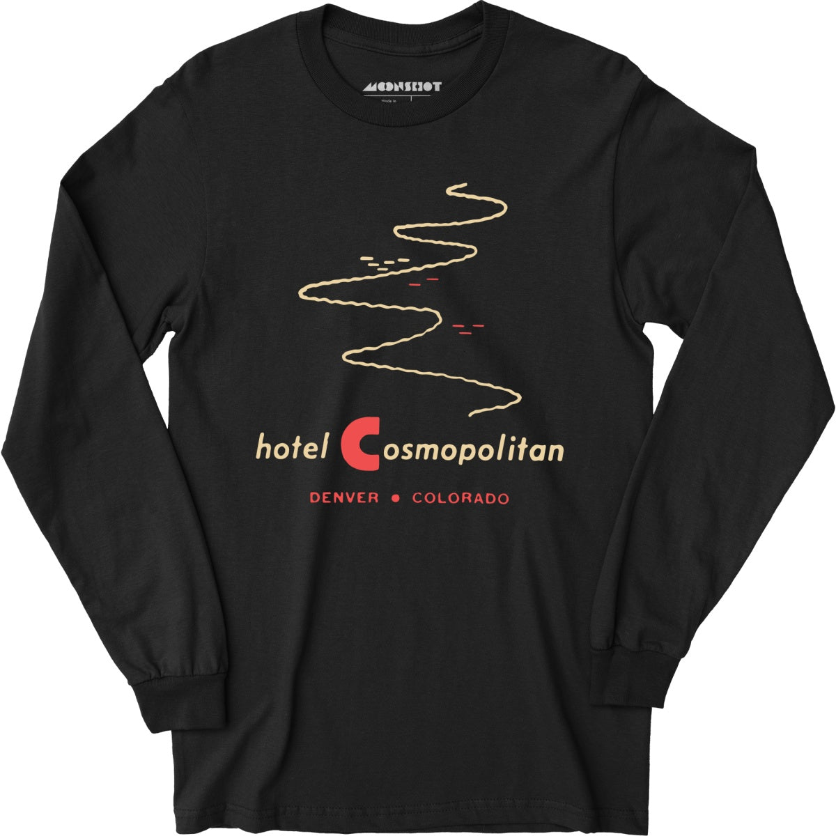 Hotel Cosmopolitan - Denver, CO - Vintage Hotel - Long Sleeve T-Shirt
