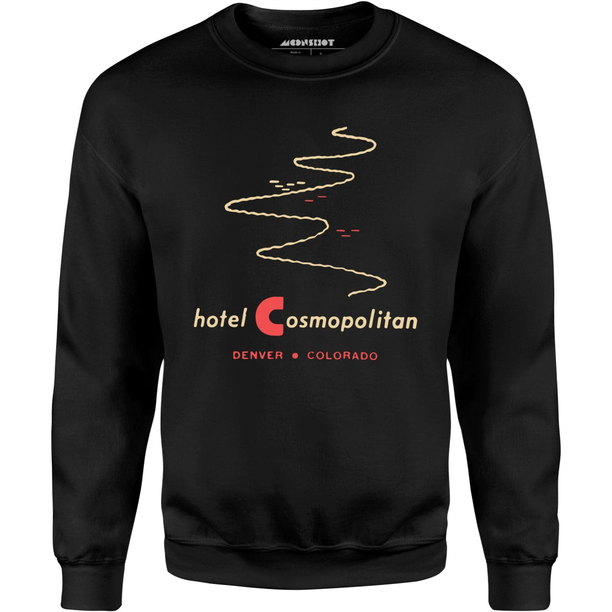 Hotel Cosmopolitan - Denver, CO - Vintage Hotel - Unisex Sweatshirt