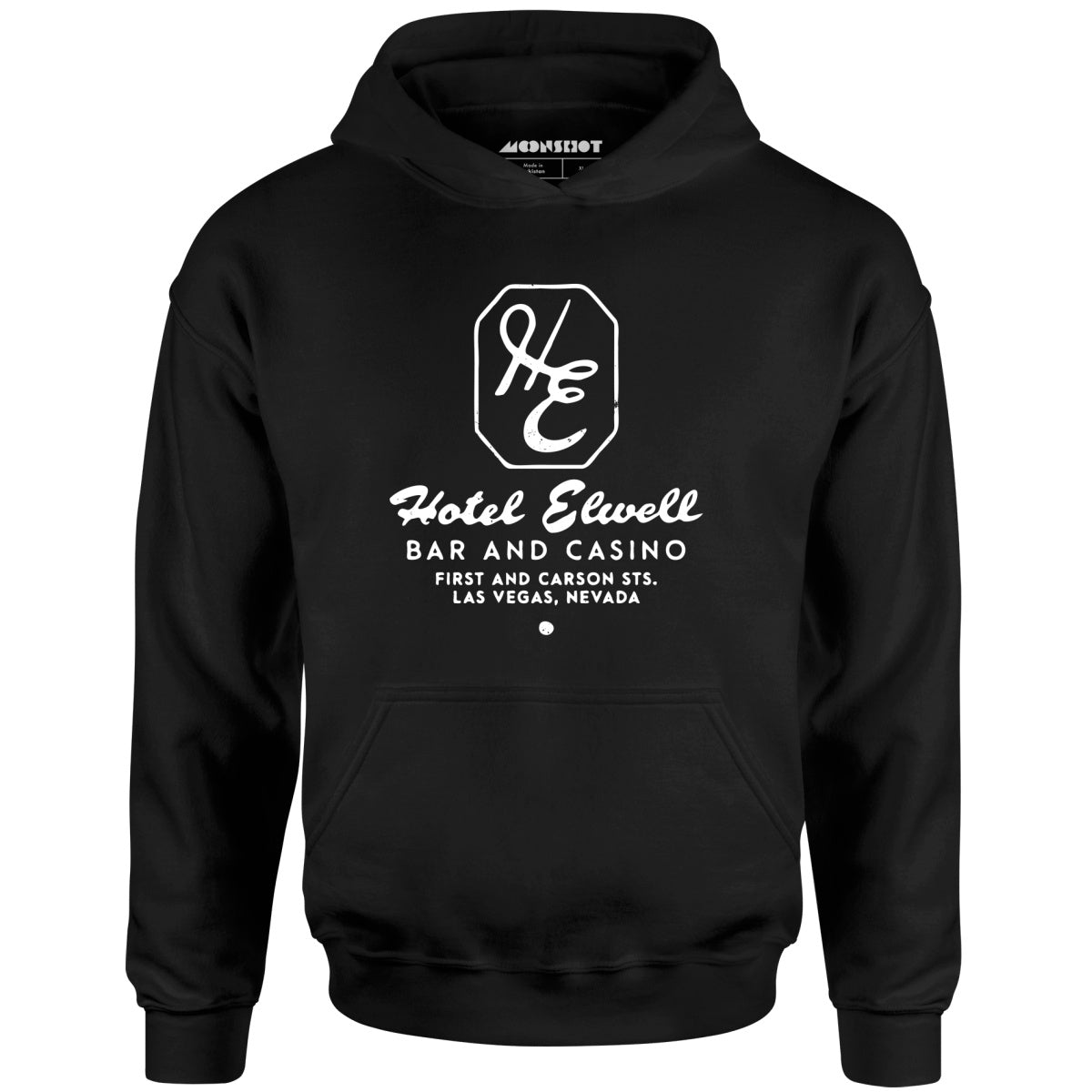 Hotel Elwell Bar and Casino - Vintage Las VEgas - Unisex Hoodie