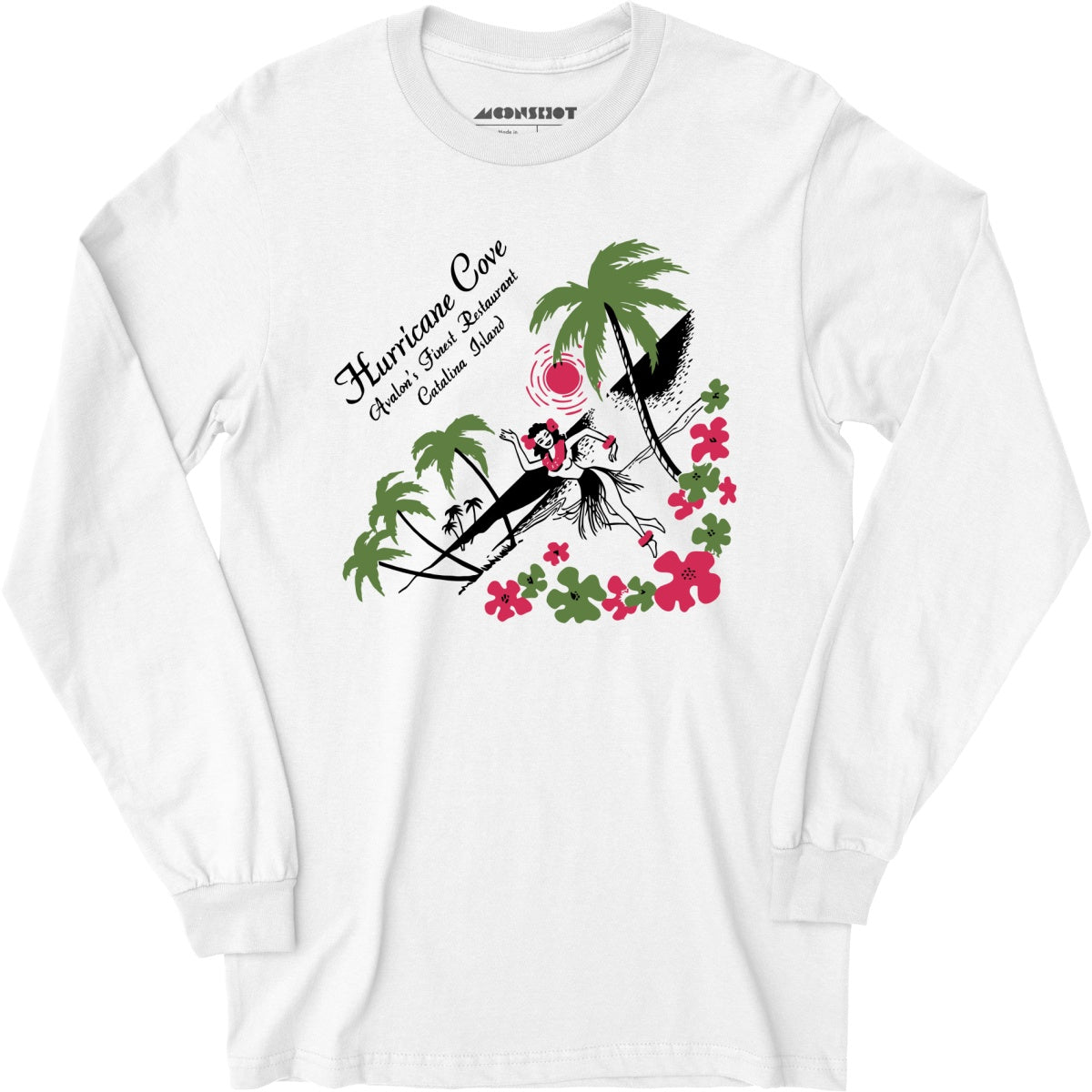 Hurricane Cove - Catalina Island, CA - Vintage Tiki Bar - Long Sleeve T-Shirt